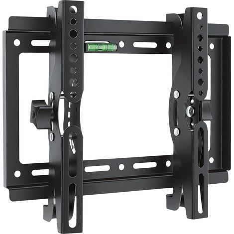 Support Mural TV, Support Television Mural pour Téléviseurs Écrans et Incurvés LED/LCD/OLED Moniteur 14-42 Pouces TV Murale, Vesa 200x200 mm, Capacité de 25 kg (1/5)