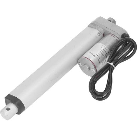 Actionneur électrique 12 V CC, moteur de 750 N, course de 150 mm, actionneur de mouvement linéaire pour système de levage, blanc, contrôleur et télécommande inclus. (1/5)