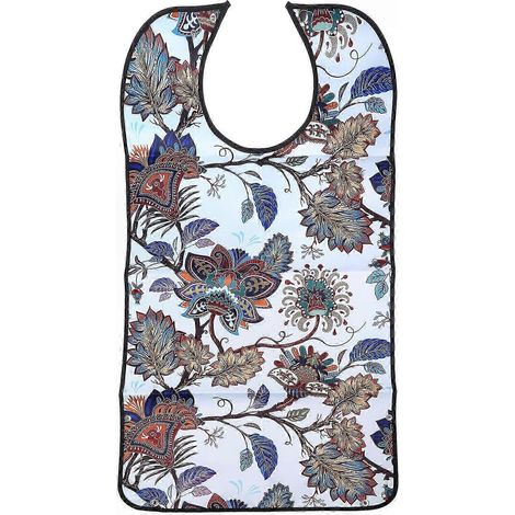 Tablier imperméable grande taille pour adultes, bavoir repas réutilisable, protection cuisine lavable pour personnes handicapées, outil d'aide culinaire (1/5)