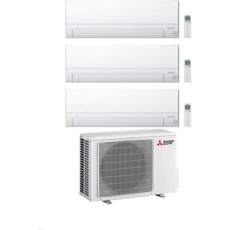 Mitsubishi Climatizzatore Trial Split MSZ-BT VGK 9+9+18 con MXZ-3F54VF Inverter R-32 Wi-Fi Classe A++