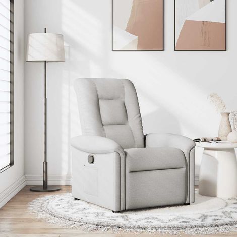 vidaXL Fauteuil inclinable gris nuage tissu (1/5)