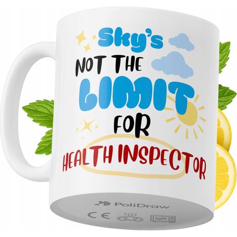 Lustige Tasse für Gesundheitsinspektoren – Kaffee- oder Teetasse mit witzigem Textdesign – ideal für Geburtstage, Namenstage, Feiertage und besondere Anlässe. Hochwertige Tasse für Zuhause, Büro und A
