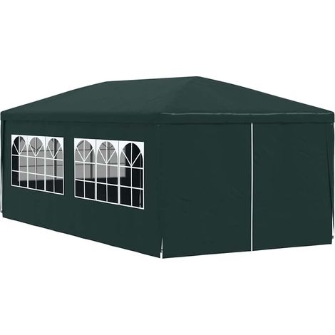 Tente de réception, Pavillon, Pergola, Tente de jardin, 3 x 6 m Vert OIB7421E (1/5)