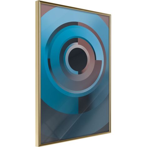 Affiche Murale Encadrée "Original Spyhole" 30 x 42 cm Or