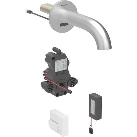 Robinetterie de lavabo Geberit Piave, saillie 220mm, sans (1/2)