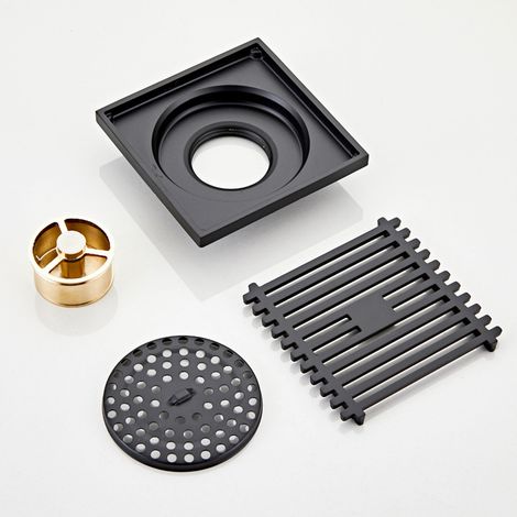 Déodorant en cuivre noir pour siphon de sol de toilettes, lavage de siphon de toilettes M (1/5)
