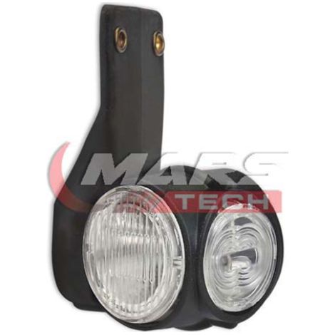 Feu de position latéral 24V M720208, blanc, lampe de dégagement à LED