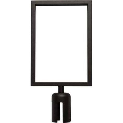 A4 vertical bulletin board with strap, black, A4 vertical (1/2)