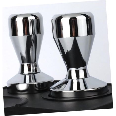 Kaffeetamper, Espresso Kaffeebohnenpresse aus Edelstahl, Espressotamper (silber (49 mm)) (1/5)