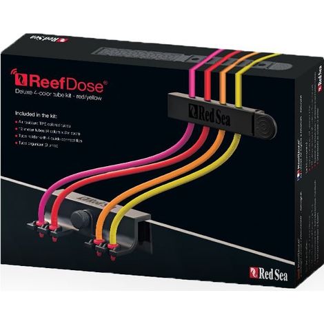 Kit ReefDose rojo-amarillo con montaje y tubos (1/4)