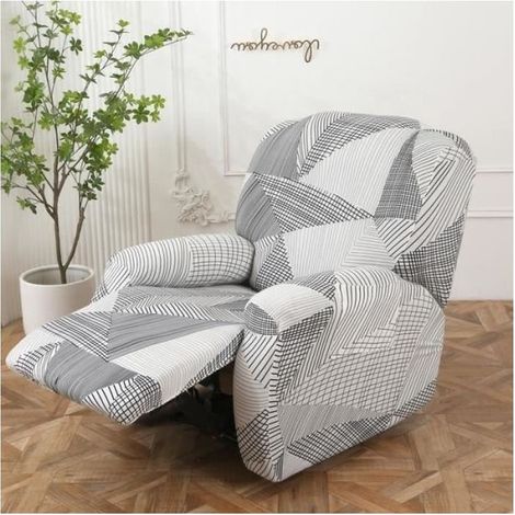 Cover of Armchairs Relax Soft Extendable 4 Piece Cover of Sofa Non-slip with Pocket Lateral B (1/4)