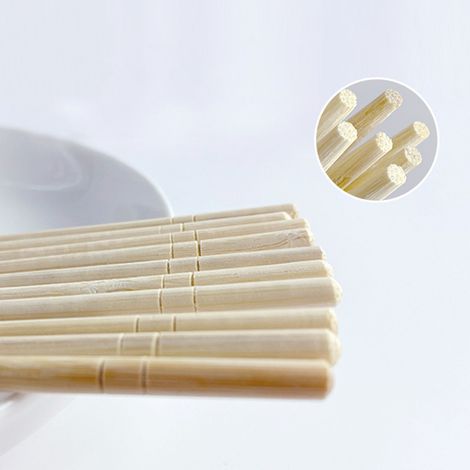 Baguettes rondes jetables, baguettes de cuisine, emballées individuellement par 20 paires (1/5)