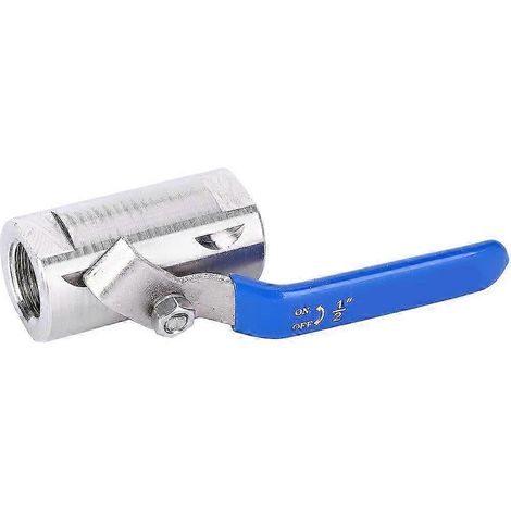 Vanne à bille en acier inoxydable 304, vanne à flotteur filetée G1/2, accessoire industriel, outil mécanique (1/4)