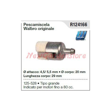 Pescamiscela WALBRO per motosega 125 528 tipo grande R124166