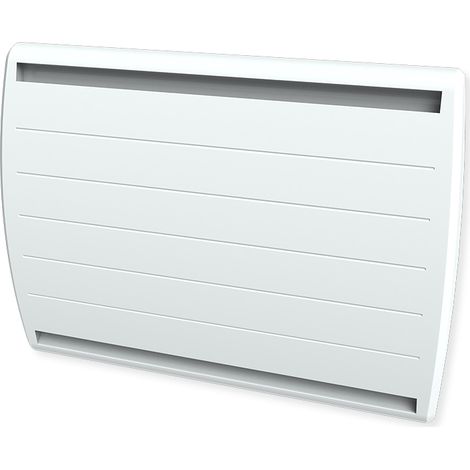 Carrera – Radiateur à inertie fonte 1500W – Horizontal galbé avec thermostat électronique – Coeur de chauffe en fonte – Châssis acier laqué