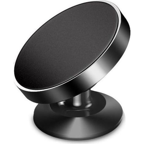 Magnetische Autotelefonhalterung (1 Stück), diskretes Design, verstellbarer Winkel, schwarz. (1/5)