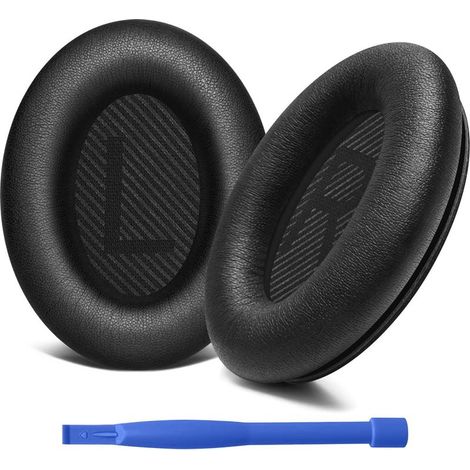 Ohrpolster für Bose QuietComfort 35 & QC 35 II, Ersatz-Ohrpolster aus weichem Leder und Akustikschaumstoff für Bose QC 35II/35/15 QC2/AE2 (1/5)