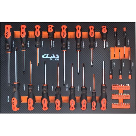 Insert tournevis (51pcs) - OS 1304BL - CLAS Equipements