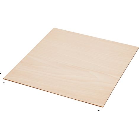 Paquet DIY en bois, 30 feuilles de peuplier, durable et facile à travailler, 30 30cm, 3mm (1/2)