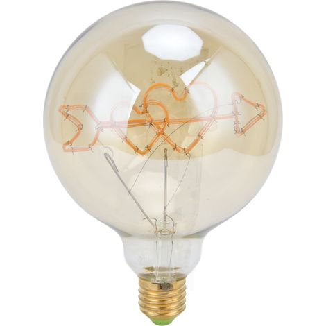 Vintage Edison G125 LED-Glühbirne, E27/E26, 4 W (entspricht 40 W), warmweißes Licht 2200 K, dimmbar, 220 V (1/5)