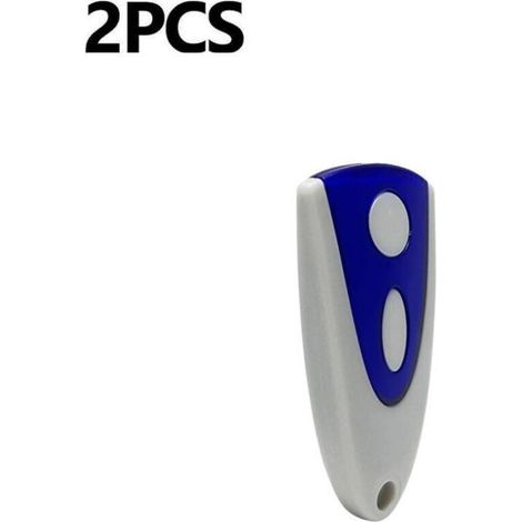 Lot de 2 télécommandes de porte de garage, compatibles avec Novoferm Novotron Novo-ferm 522 524 502 MAX43-2 Novotron 512 MIX43-2 433,92 MHz
