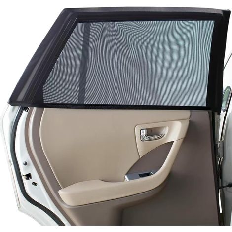 Geeignet für die meisten Fahrzeuge, Sonnenschutzblende für Autos, 2er-Set, doppelseitiger UV-Schutz, reduziert Hitze und UV-Strahlung, hochelastische und atmungsaktive Sonnenschutzblende für Autos.