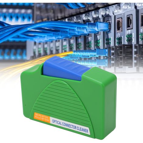 Boîtier de nettoyage de fibres optiques AUA-550 / Nettoyeur de fibres optiques / Nettoyeur d'extrémités de fibres optiques de type cartouche (1/5)
