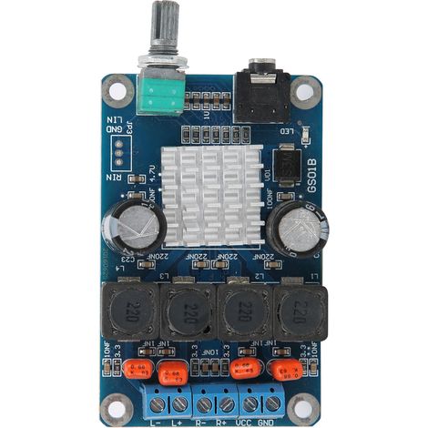 TDA3116D2 2-Kanal-Hochleistungs-Digitalverstärkermodul, DIY-Stereo-Leiterplatte, 120-W-HiFi-Audiokomponente (1/5)
