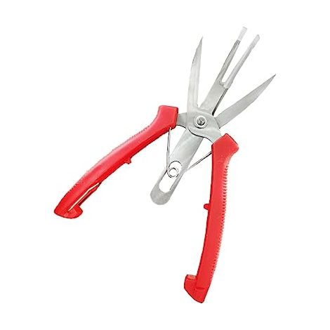 forbice da giardinaggio a doppia bocca, forbici da potatura per frutta e verdura, strumento pratico per giardinieri e dilettanti, design ergonomico con impugnatura antiscivolo. (1/5)
