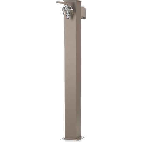 Fontana da Giardino con Doppio Rubinetto Belfer 42/QRR Tortora (1/5)