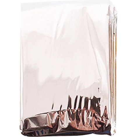 Couverture de survie imperméable pour camping, tente, équipement extérieur thermique d'urgence.