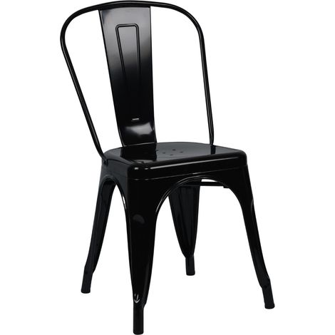 Silla Apilable Industrial de Acero 45x45x85cm 7house (1/5)