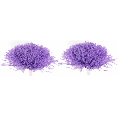 Cheerleading-Pompons, Tanz- und Sportzubehör (lila) (1/5)