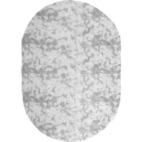 Maison Exclusive - Teppich Shaggy Hochflor NAVARRA Silbergrau 300