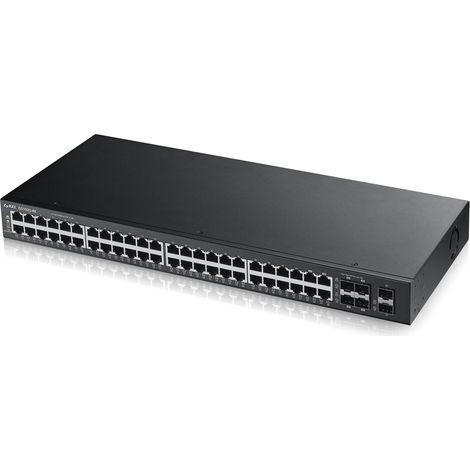 GS1920-48 Gestionado L2 Gigabit Ethernet (10/100/1000) Negro