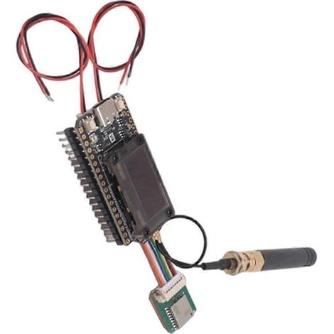 Carte de développement Heltec Meshcore Meshtastic V4.3 GPS SX1262 0,96 pouce OLED à énergie solaire pour réseau maillé WiFi LoRa BLE 28 dBm B (1/5)