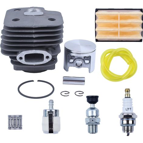 Piston de cylindre 52 mm Filtre à air et carburant Kit de bougie pour tronçonneuse Husqvarna 268 272 272XP 272K 272 XP Pièces de rechange (1/5)