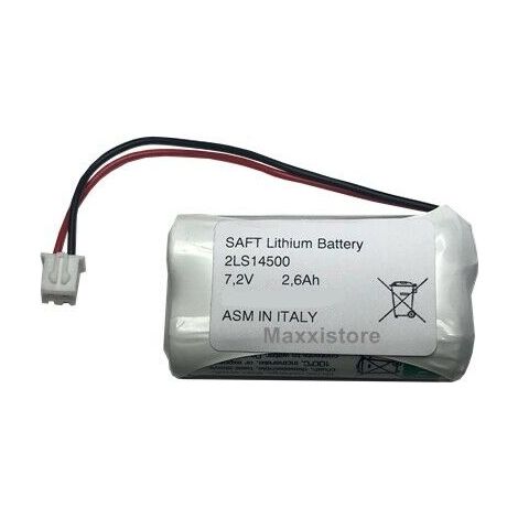 Pacco batteria allarme antifurto 7,2V 2,6Ah compatibile Abb Domus Tech  - 2LS14500-ABB