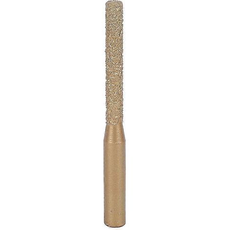 Fraise diamantée à queue droite brasée dorée pour quartz, pierre et marbre, couteau à jointure 6,35 x 5 x 65 mm (1/4)