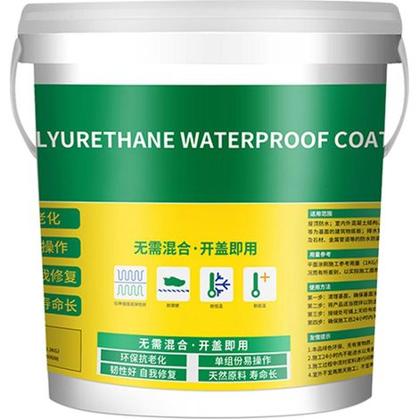 Scellant innovant Mighty Paste, revêtement imperméable en polyuréthane pour maison, salle de bain et toiture neuve (1/4)
