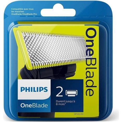 Packung mit 2 QP620/50 (884762050070) Scherköpfen für Rasierer und Trimmer