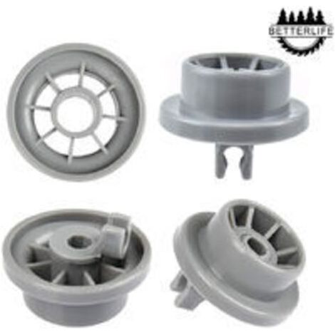 Lot de 4 Roulettes de Lave-vaisselle pour Panier Inférieur, Roues de Lave-vaisselle pour Siemens, Bosch 165314 (1/5)