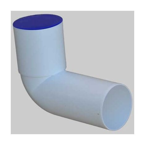 CURVA WC PROLUNGATA BIANCA  110     WAVIN