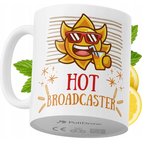 Lustige Tasse für Moderatoren – Kaffee- oder Teetasse mit witzigem Textdesign – ideal für Geburtstage, Namenstage, Feiertage und besondere Anlässe. Hochwertige Tasse für Zuhause, Büro und Arbeit. Farb