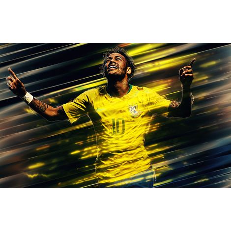 Papier peint panoramique Football - Joueur de Foot - 130 cm x 81 cm (1/2)