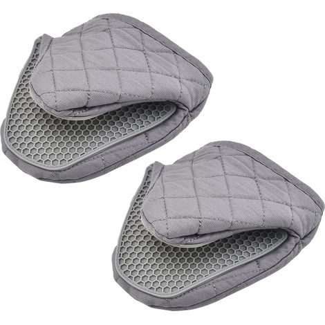 2pcs Oven Insulated Gloves - Gray (1/5)