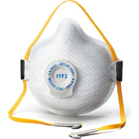 MOLDEX Atemschutzmaske 3705, Klimaventil, FFP3 R D 8 Stk (1/3)
