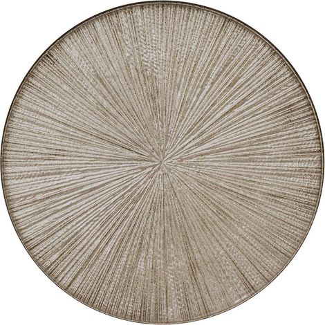 Piatto gloria champagne d32xh2,5cm - Atmosphera créateur d'intérieur (1/2)