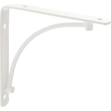 Escuadra para Estantería  Estilo Decorativo  Fabricado en Acero  Acabado en Blanco  Medidas 20150150 mm  Sistema de Fijación Atornillado  1 Unidad -