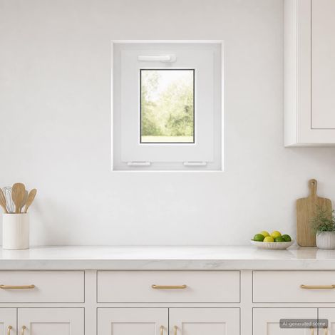 Couleur intérieure de la fenêtre de sous-sol blanche RISOR (1/5)